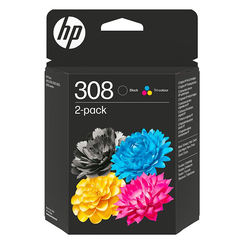 Acheter Cartouche D'encre Hp 308 Pack De 2 Cartouches D'encre Noire Et Trois Couleurs Authentiques Bon état - 35,98 € Cartouche D'encre Hp 308 Pack De 2 Cartouches D'encre Noire Et Trois Couleurs Authentiques Bon état - reconditionné disponible sur Electro Depot